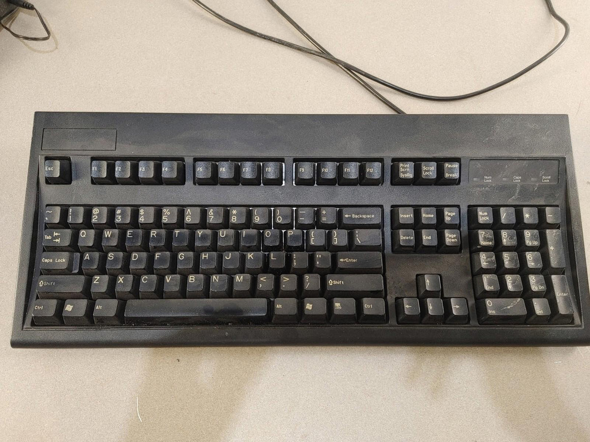 VINTAGE GOOD CONDITION KeyTronic PS/2 Vintage Wired Keyboard Black
