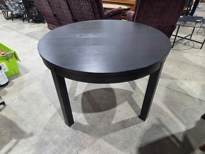 IKEA BJURSTA Black Extendable Dining Table