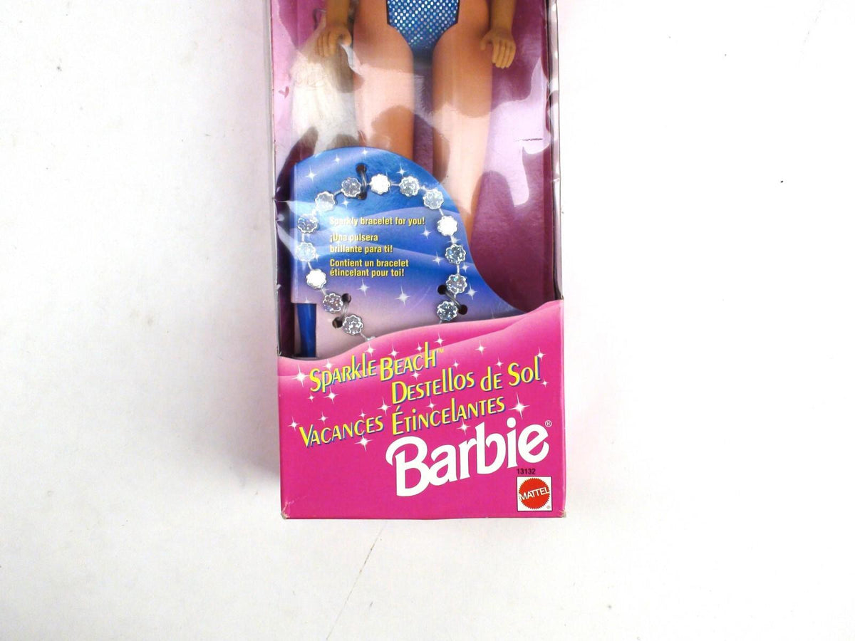 Vintage  1995 Sparkle Beach Barbie, New In Box - French/ Spanish Packaging, RARE