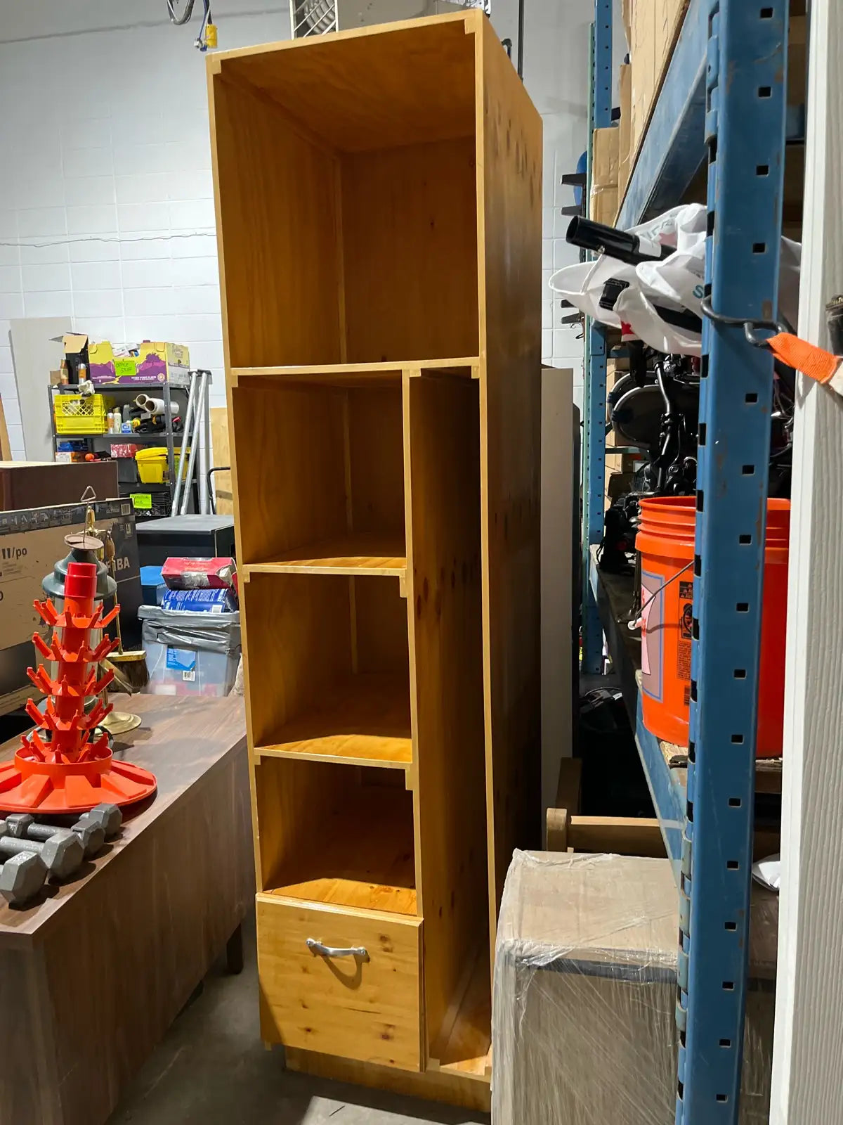 Wooden Shelving Unit