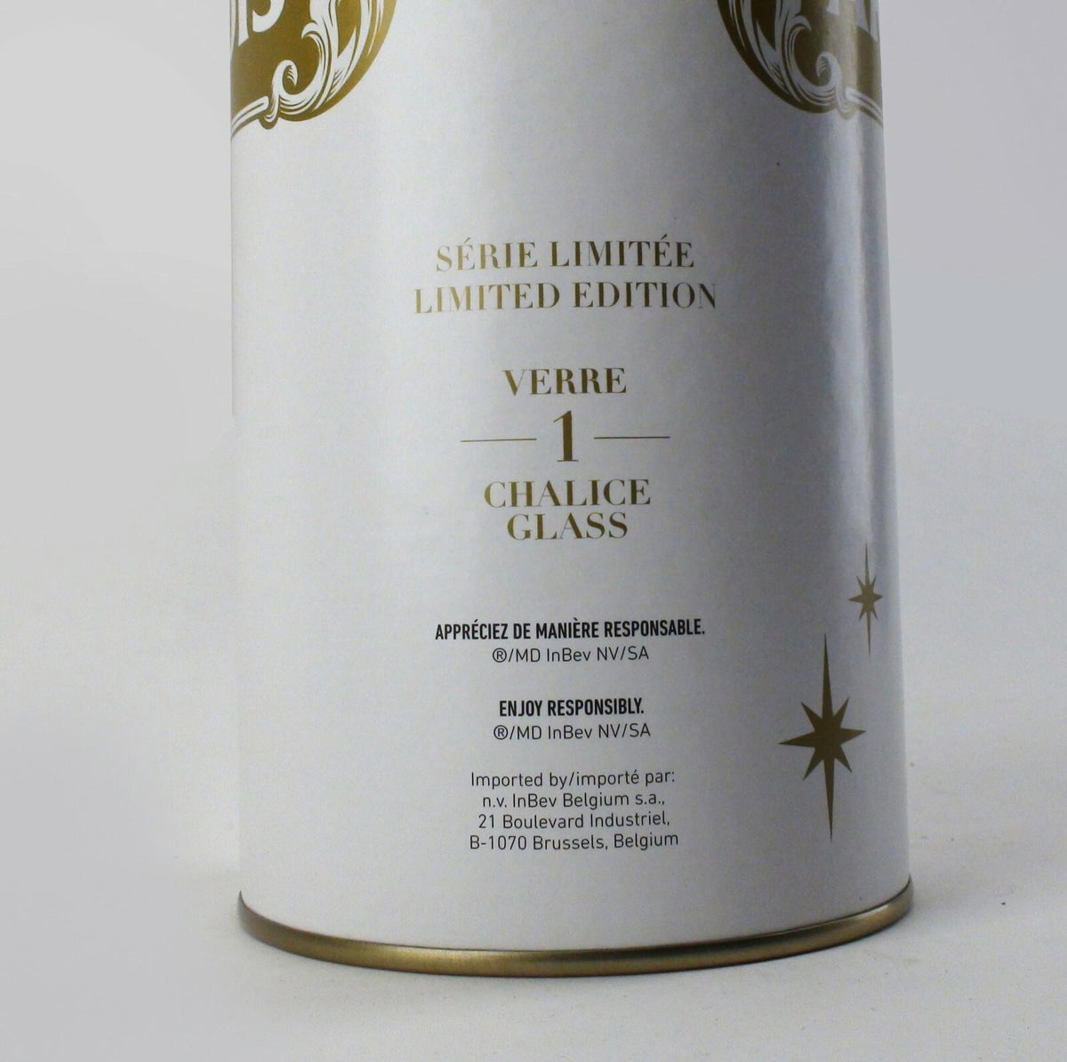 Stella Artois Limited Edition Glass / Chalice - New - Gold Label
