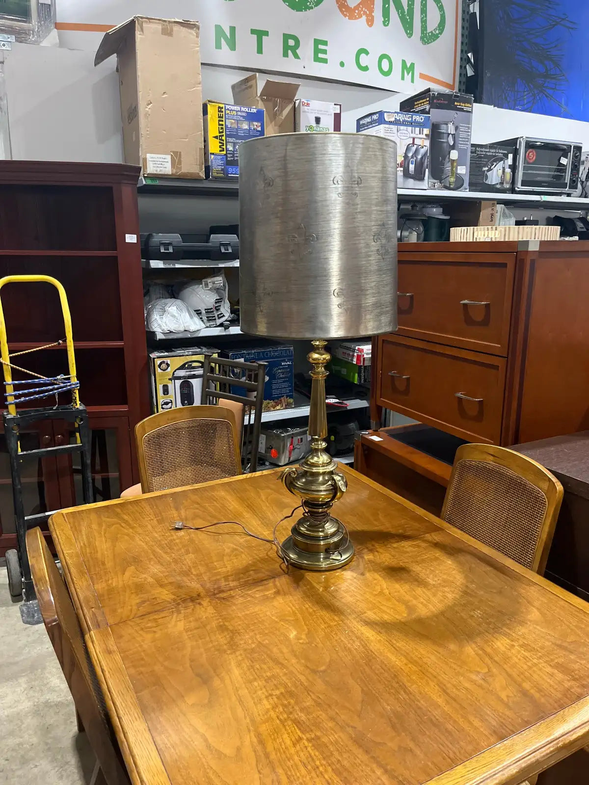 Lampe de table en laiton