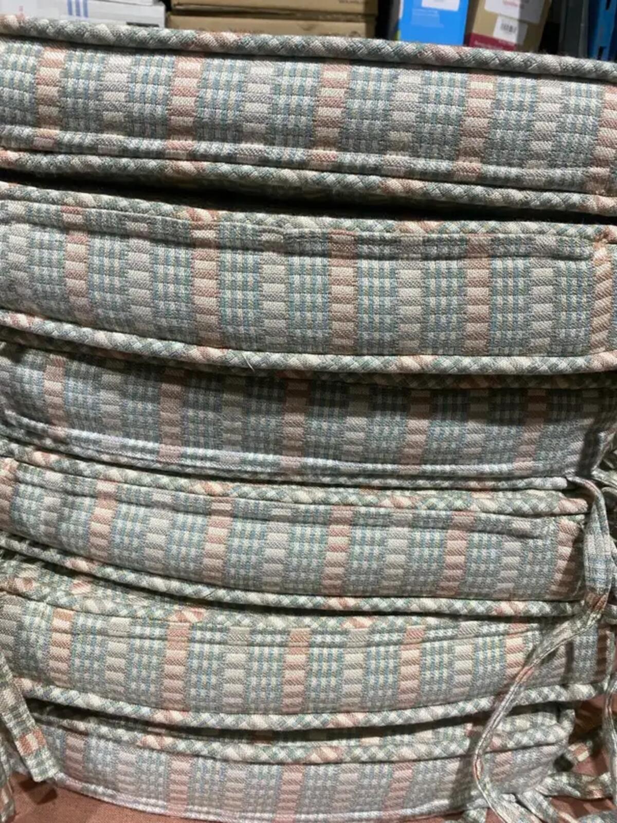 Set of 4 Bespoke "Wheelback" Dining Chair Cushions