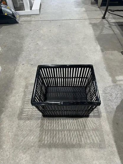 Black Rattan Basket