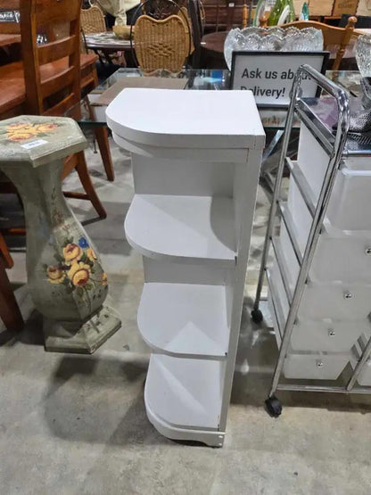 White 3ft Corner Shelf