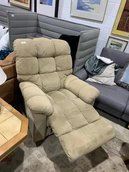 Beige Recliner Armchair