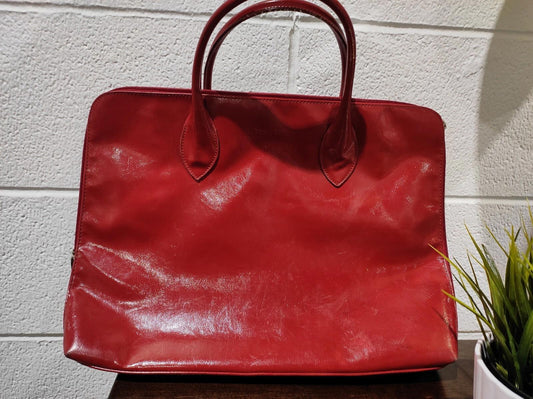 Donna Di Domani Red Briefcase