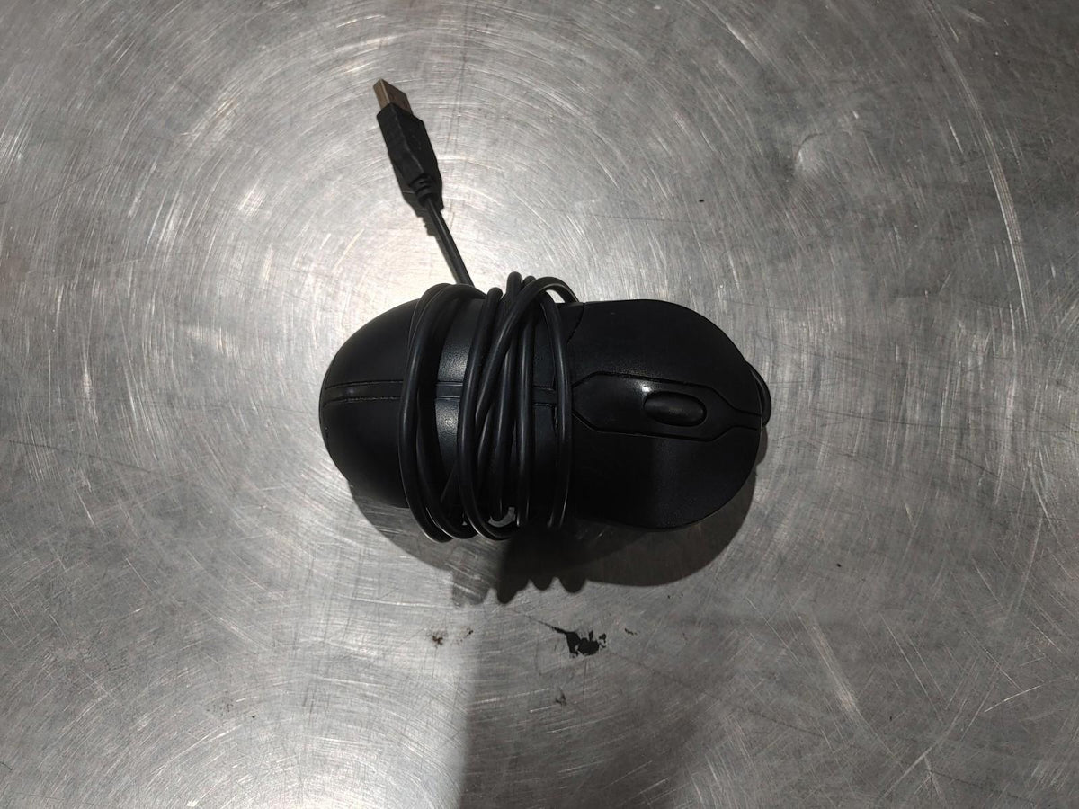 Souris USB filaire Dell noire - État correct