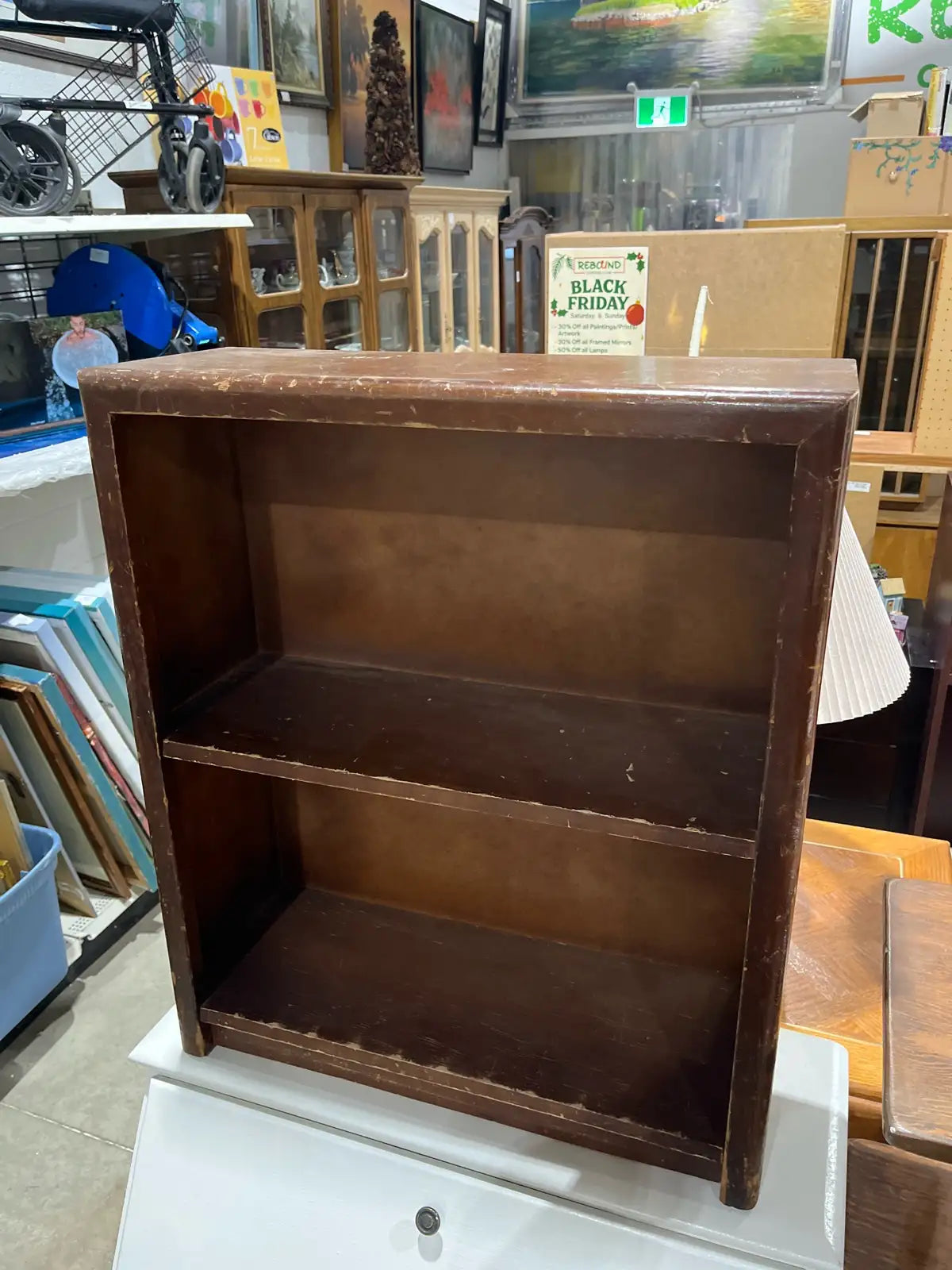 Vintage Wooden Bookcase
