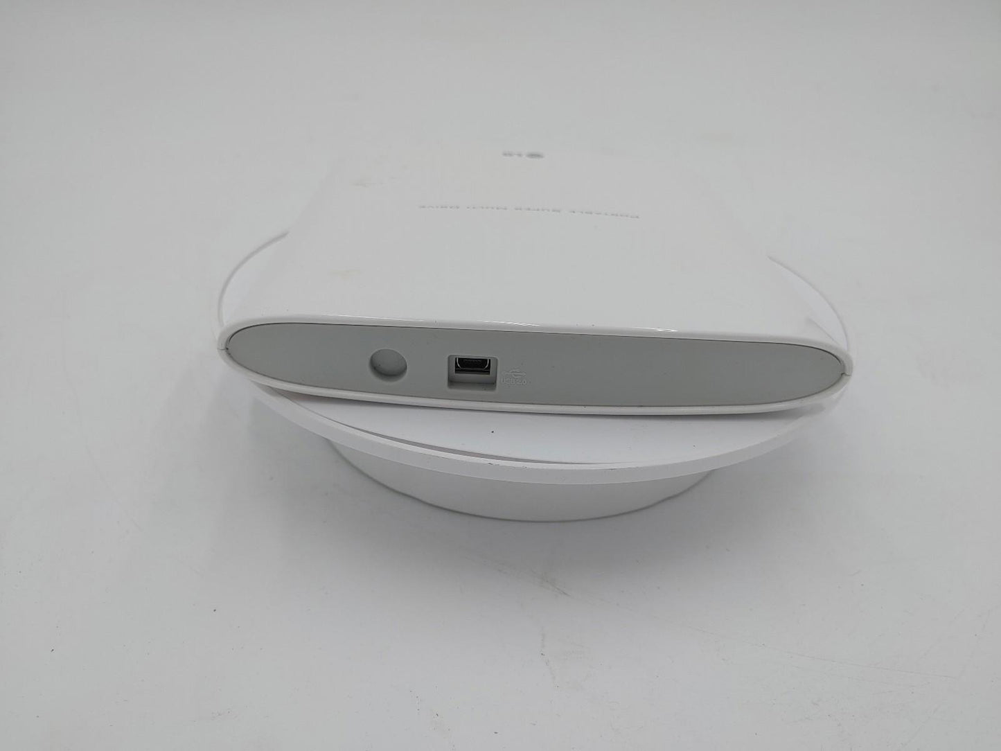 Good Condition LG Portable Super Multi Drive GP08NU6W White w/Case&Cable Working