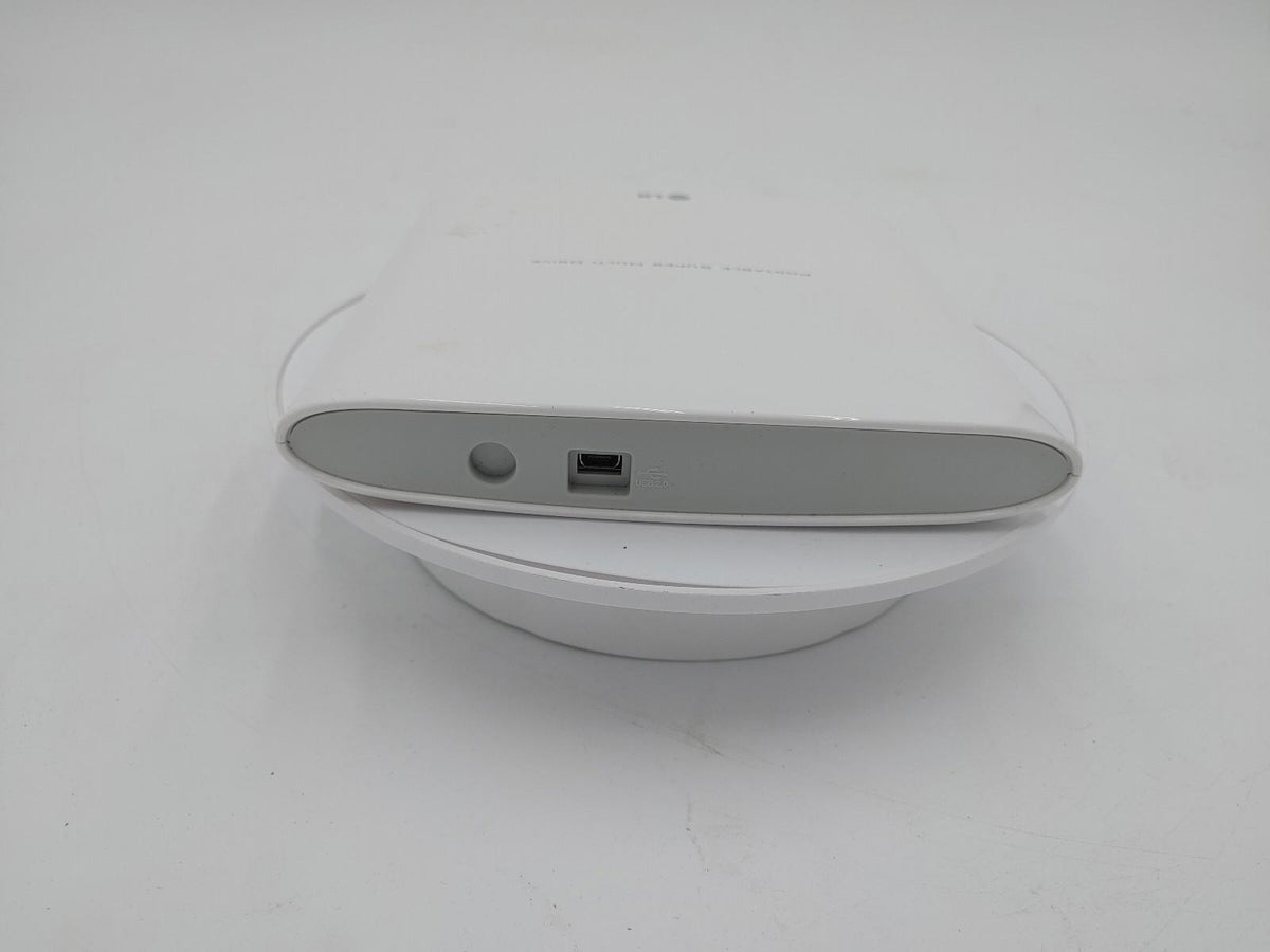 Bon état : graveur DVD portable LG Super Multi Drive GP08NU6W blanc, avec étui et câble, fonctionne