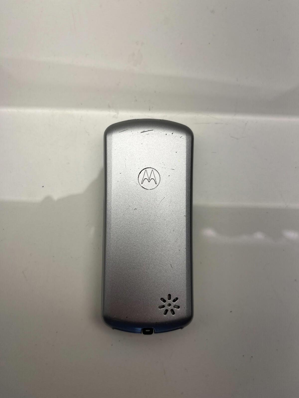 Vintage Motorola C333 Cell Phone Silver NOT WORKING