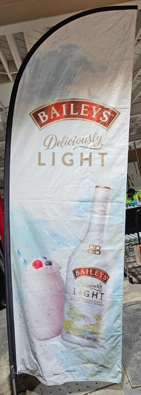 Baileys Deliciously Light Flutter Feather Bar Flag 118x39"