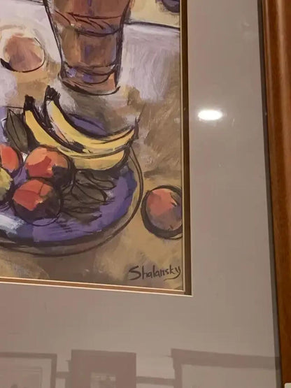 Large Framed Still Life Art