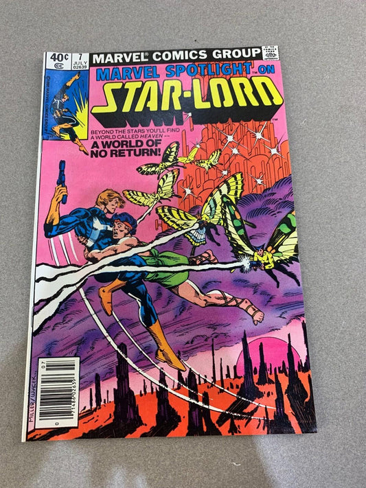 Marvel Spotlight #7 Star-Lord July 1980 Frank Miller Cover - Marvel Comics