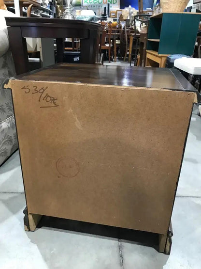 Drexel Wooden Nightstand - 3 drawer with hidden compartment