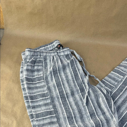 Carré Noir Women’s Grey Linen Pants (Size S)