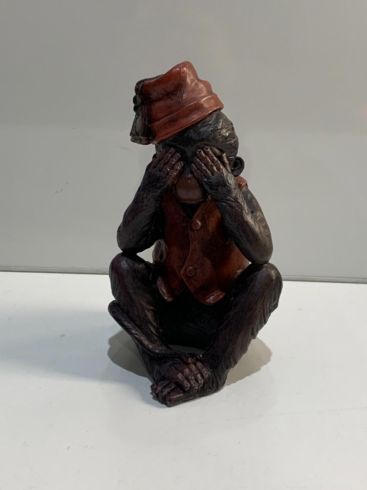 Vintage one of the three See Speak Hear No Evil Monkey