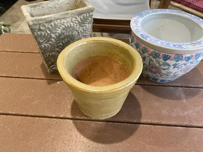 Various Plant Pots — 3 Available