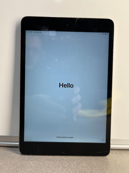 iPad Mini 2 128GB Wifi Black Cracked Screen