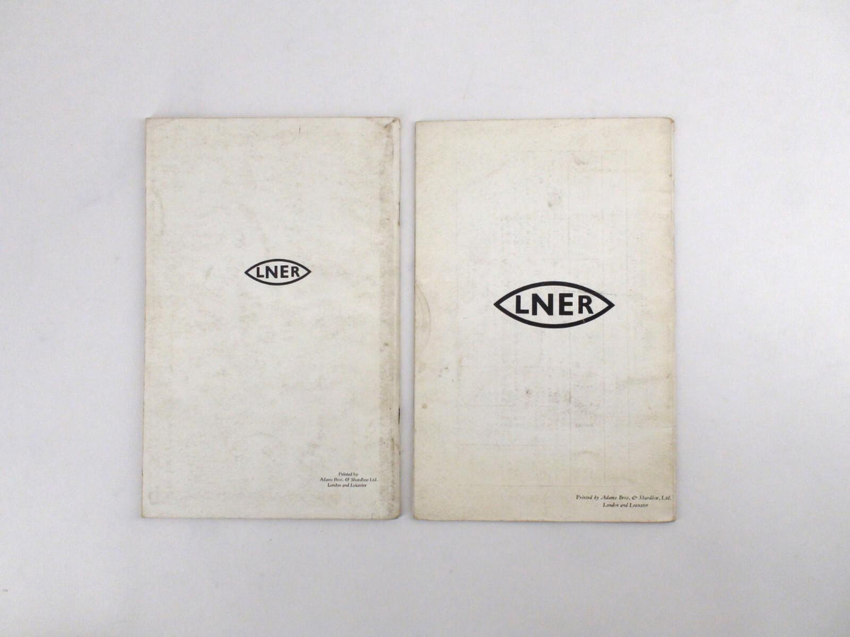 LNER Vintage Train Pamflet Handbooks - Eastern Union Railway & Norfolk 1946
