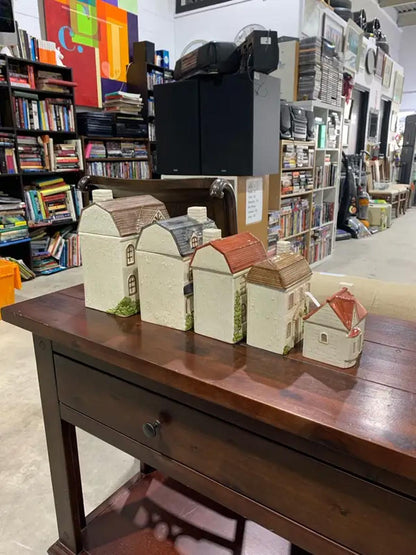 Ceramic Houses for Kitchen Storage
