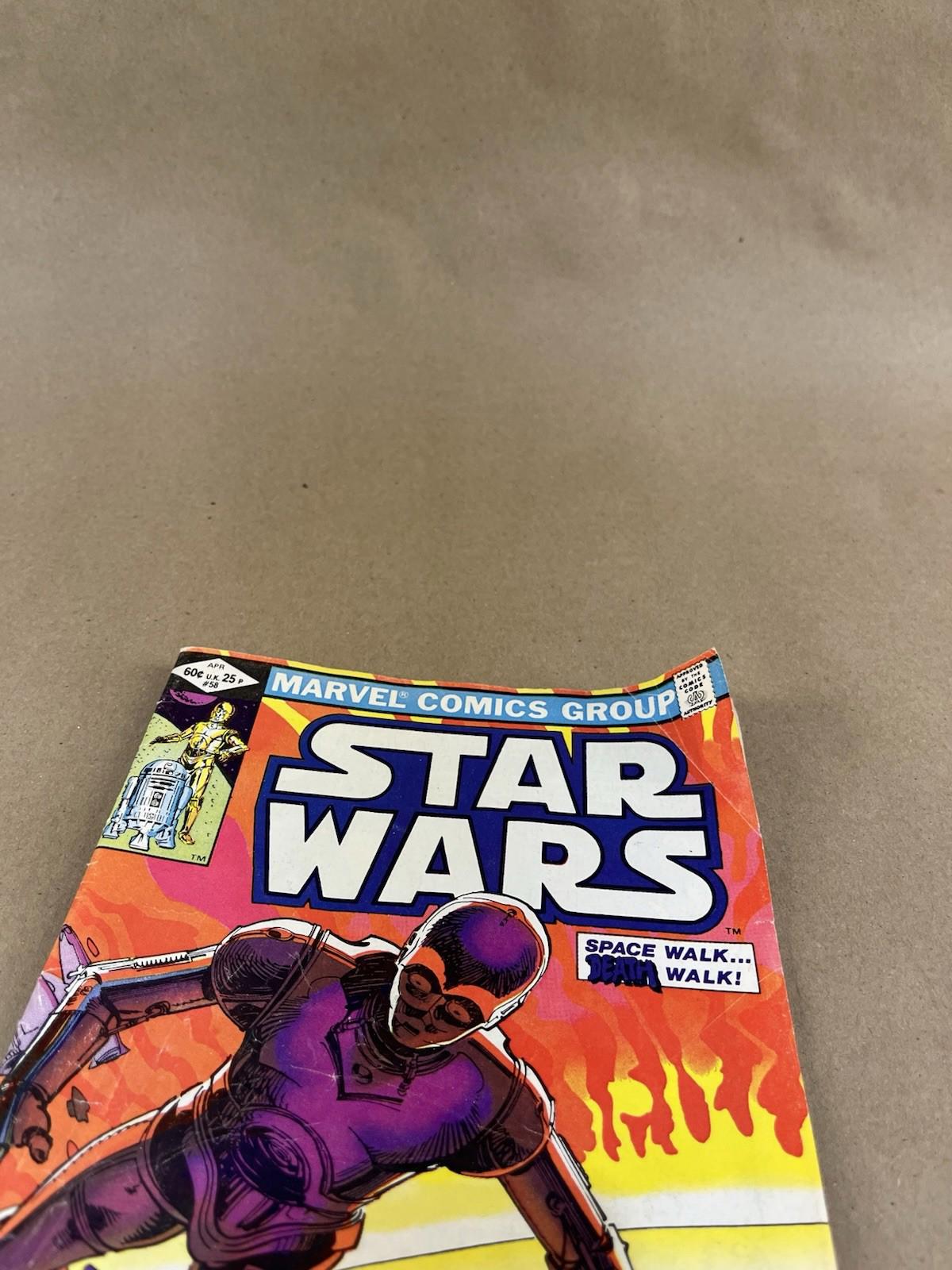 Vintage 1980’s STAR WARS #58 COMIC BOOK VF/NM MARVEL COMICS
