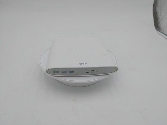 Good Condition LG Portable Super Multi Drive GP08NU6W White w/Case&Cable Working