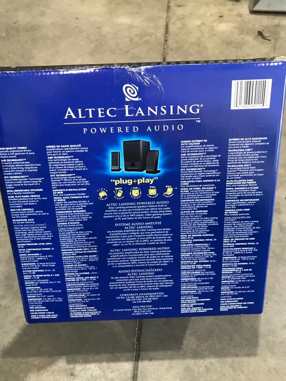 Altec Lansing Speakers