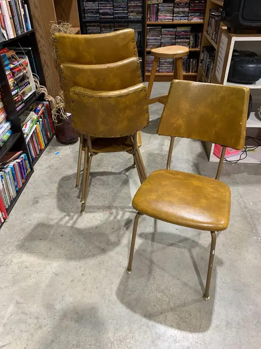 Vintage Stacking Chairs - set of 4