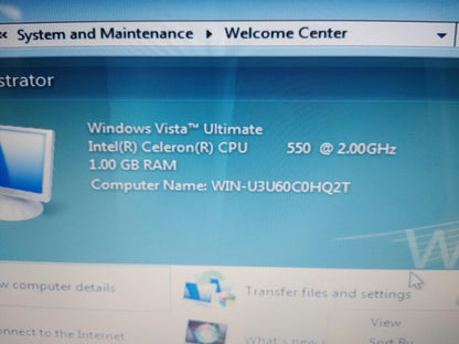 Good Condition Dell Inspiron 1525 15in WinVista Celeron 2GHz 1GB RAM 80GB HDD