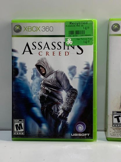 Lot of 2 Xbox 360 Games, Assassin's Creed & Battlefield Bad Company
