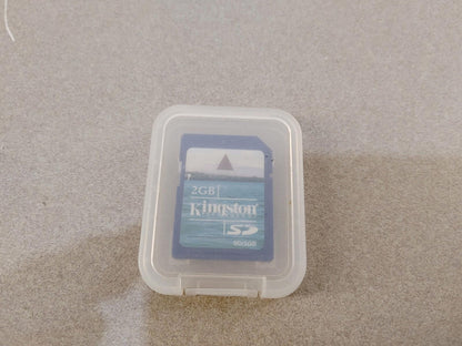 GOOD CONDITION Kingston 2GB SD SD Card Blue Tested Working