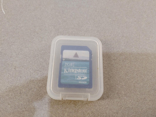 GOOD CONDITION Kingston 2GB SD SD Card Blue Tested Working