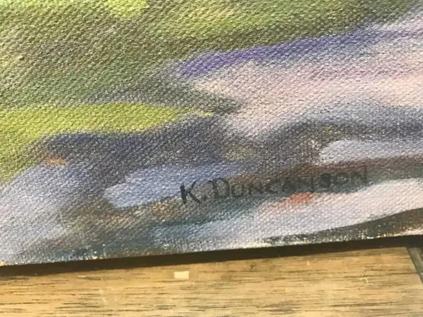K. Duncanson Sheep Painting 16' x 26'