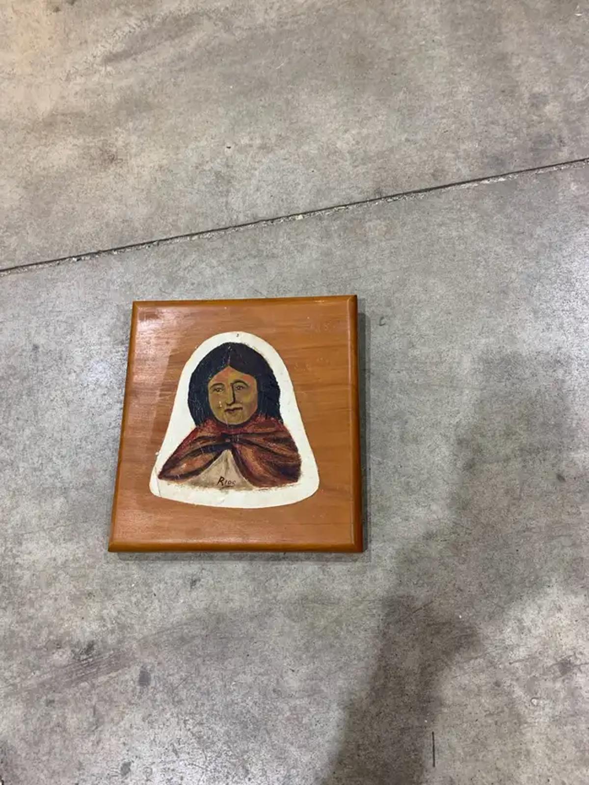 Painted Wood Tile