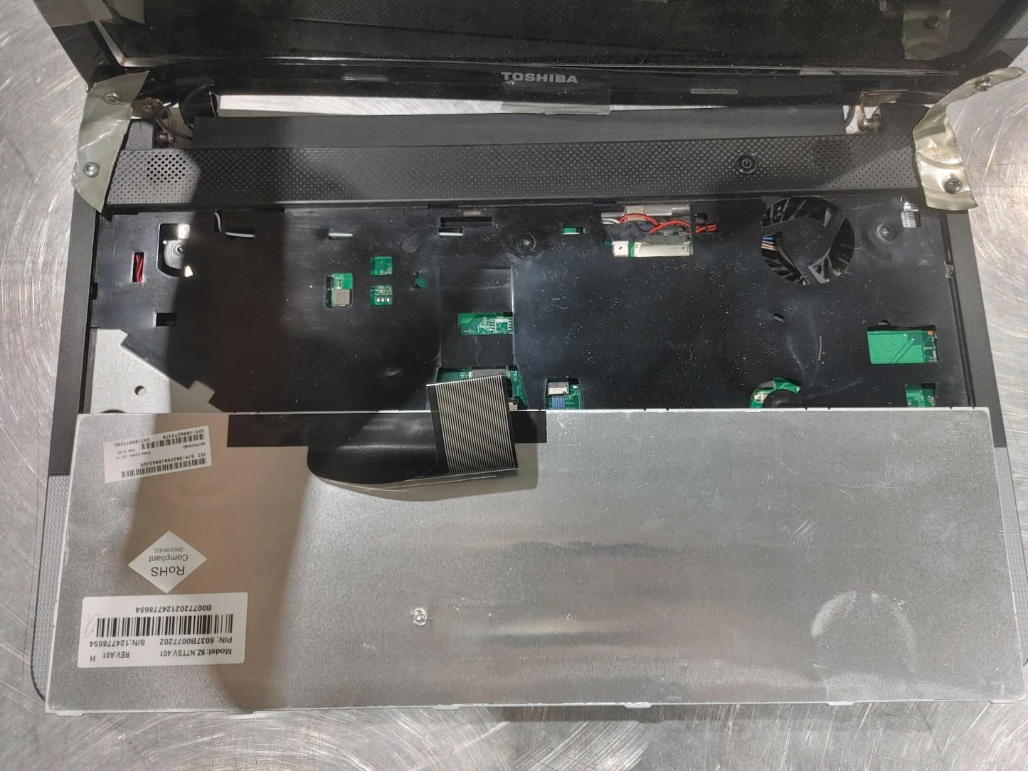 Toshiba Satellite C855D-S5351 Laptop Power Tested Silver/Black - Fair