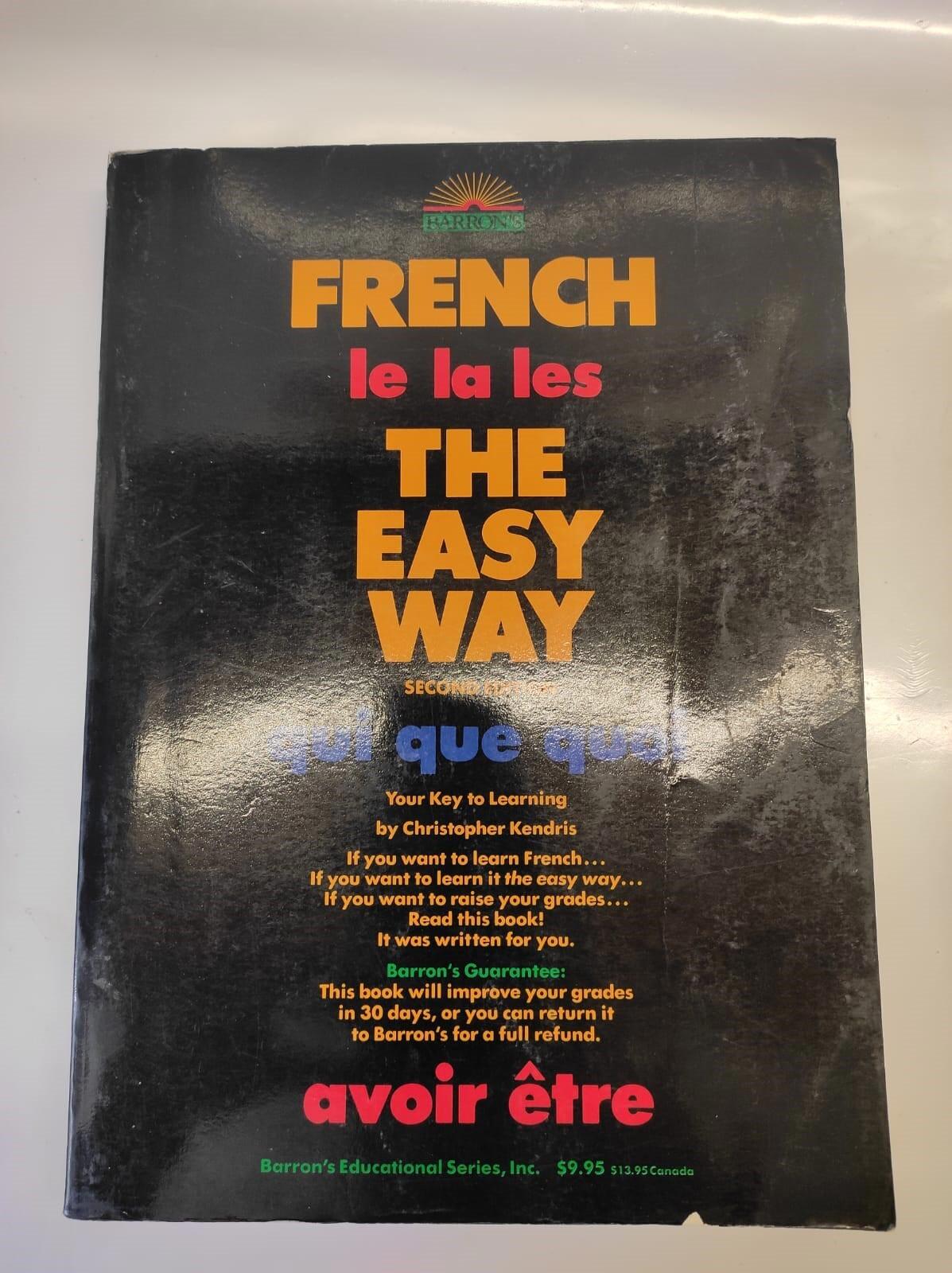 French the Easy Way Paperback Christopher Kendris