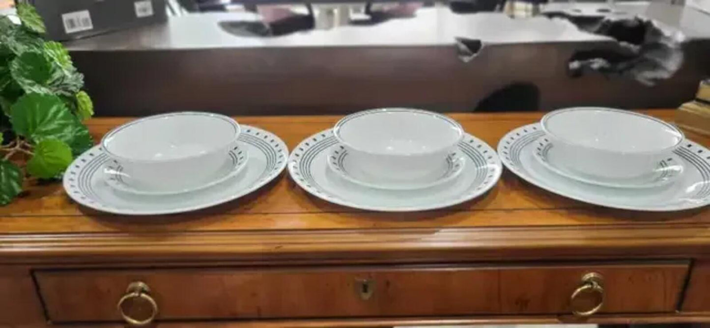 Corelle Vitrelle Dishware 'City Block' - Set of 9