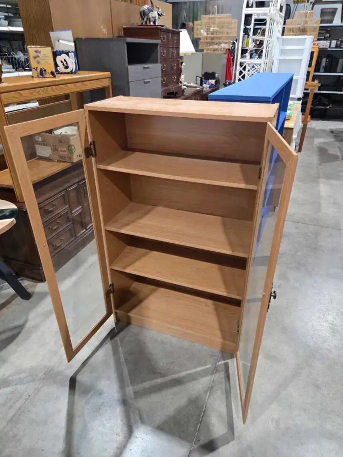 Wooden/Glass Display Cabinet