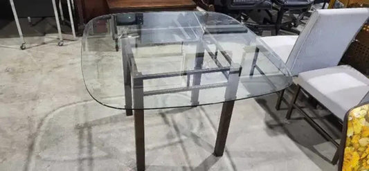 Square Glass Dining Table 45 x 45 x 29.5