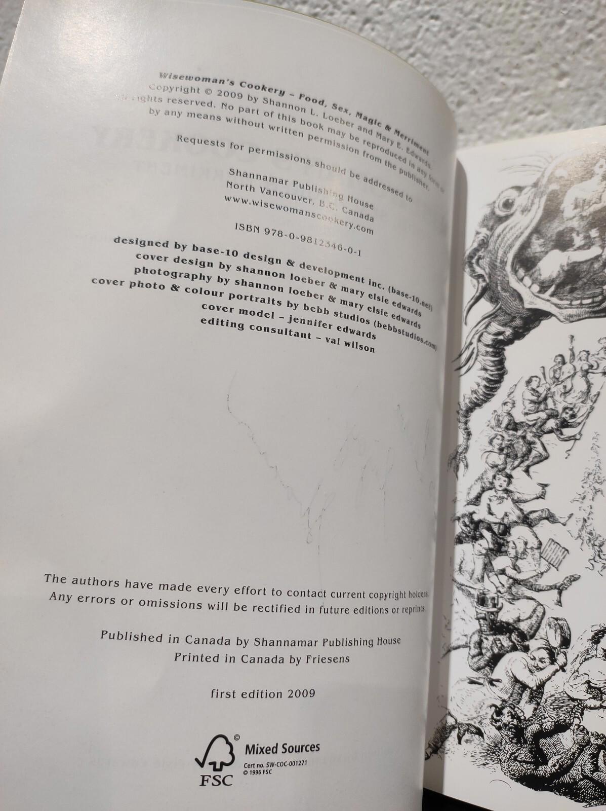 Wisewoman's Cookery - Food, Sex & Merriment: Guide to Aphrodisiac Cooking SIGNED