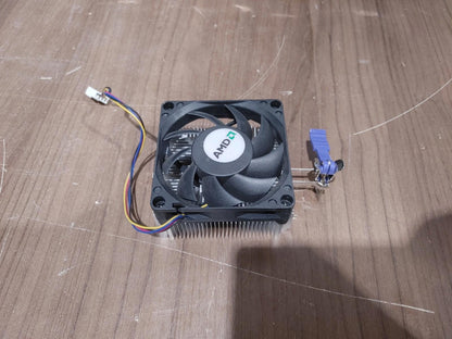 GOOD CONDITION AMD CPU Cooler and Fan Silver/Black Working
