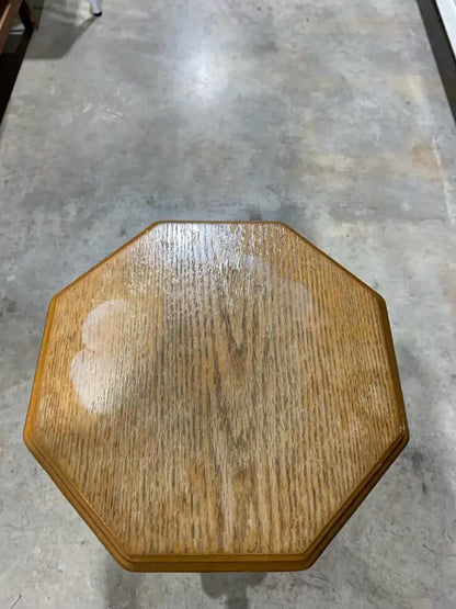 Octagon Wooden Side Table/Plant Stand