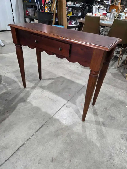Wooden Console Table with Drawer