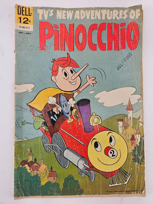 New Adventures of Pinocchio Sept - Nov Dell 1963 Comic