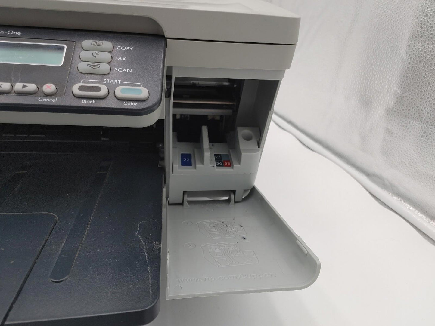 Good Condition HP Officejet 5610 All-In-One Printer Grey/Blue Untested No PSU