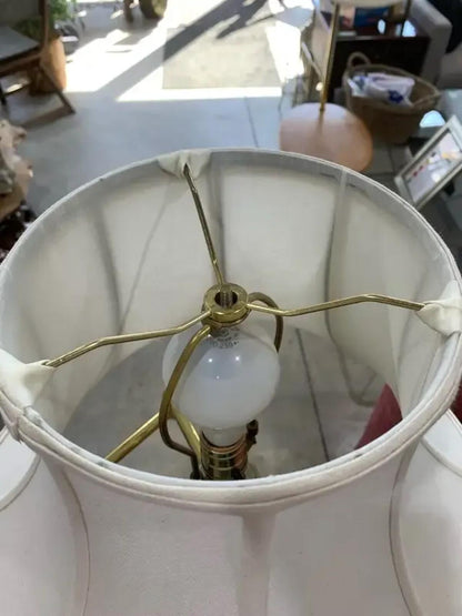 Gold Floor Lamp with Moveable Arm