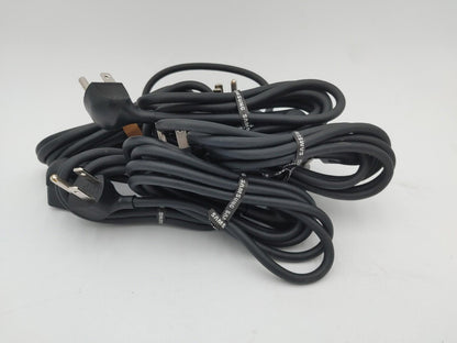 Brand New SAMSUNG Pack of 6 C13 120V AC Right-angled Power Cables Black