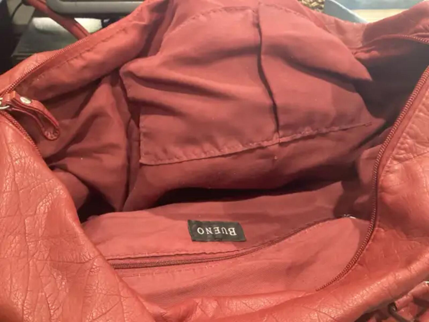 NEW Bueno Red Shoulder Bag
